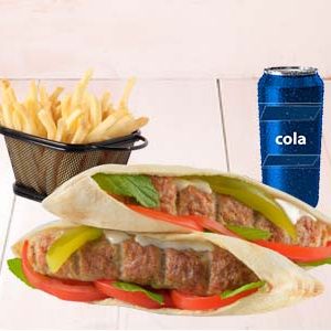 وجبة ساندويش كباب الدجاج