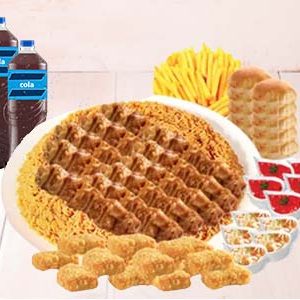 وجبة الكفتة مع الناجتس العائلية